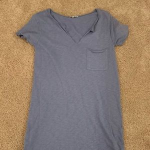 Pale blue mini dress